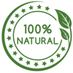 100% natural symbol